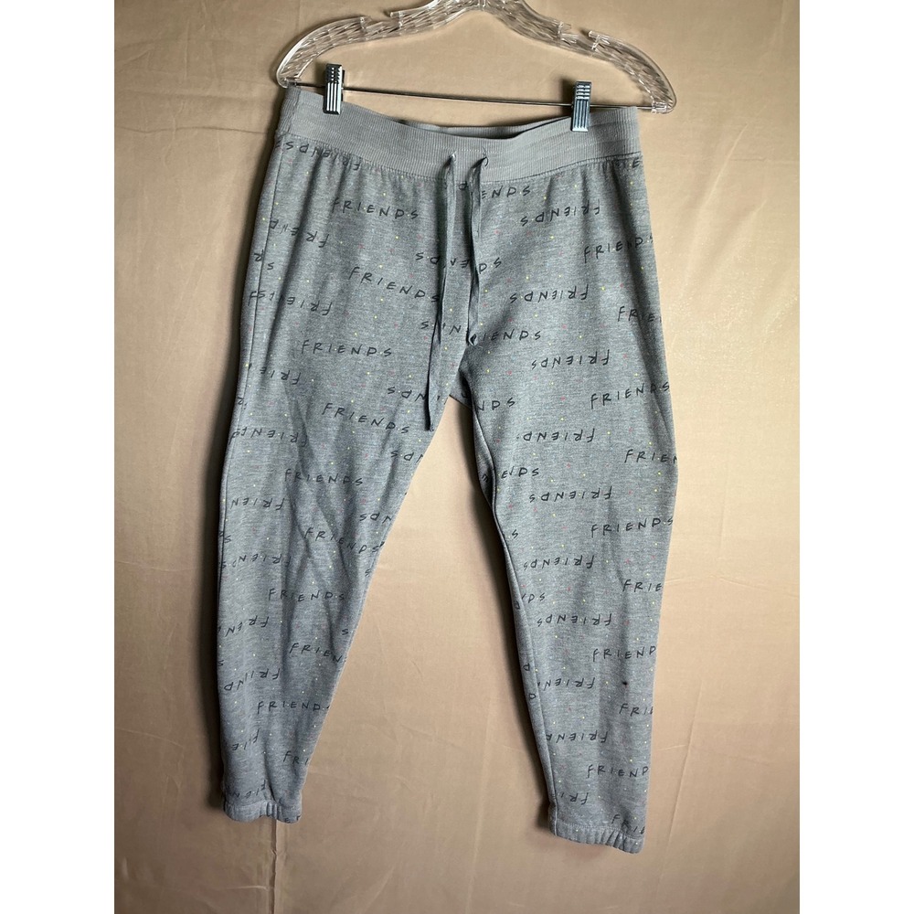 Friends The Television Series Gray Jogger Sweatpants‎ All Over Print Large